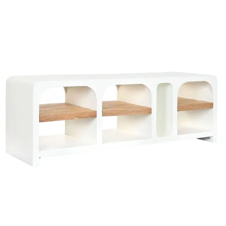 TV furniture Home ESPRIT White Natural 150 x 41 x 54 cm