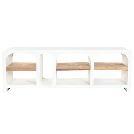 TV furniture Home ESPRIT White Natural 150 x 41 x 54 cm