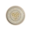 Wall Clock Home ESPRIT Beige Golden Crystal Iron 46 x 8,5 x 46 cm