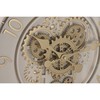 Wall Clock Home ESPRIT Beige Golden Crystal Iron 46 x 8,5 x 46 cm