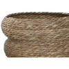 Planter Home ESPRIT Brown Fibre Urban 42 x 42 x 39 cm (3 Pieces)