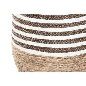 Planter Home ESPRIT Brown Bicoloured Fibre Urban 31 x 31 x 49 cm (3 Pieces)