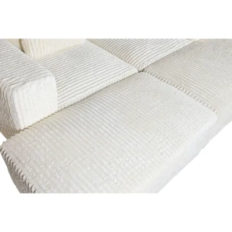 Sofa Home ESPRIT Cream Scandi 220 x 158 x 91 cm