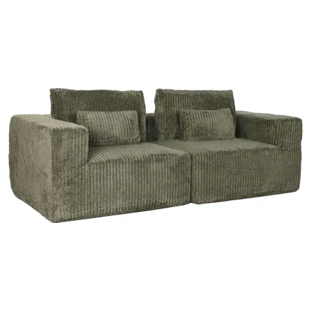 Sofa Home ESPRIT Green Scandi 220 x 158 x 91 cm