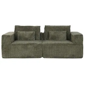 Sofa Home ESPRIT Green Scandi 220 x 158 x 91 cm