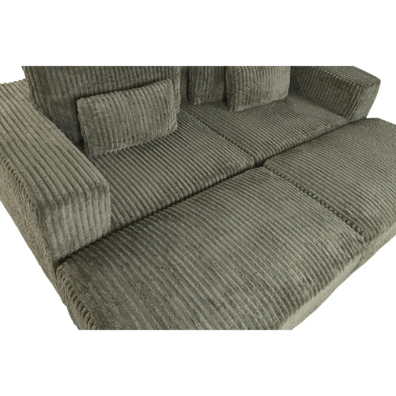 Sofa Home ESPRIT Green Scandi 220 x 158 x 91 cm