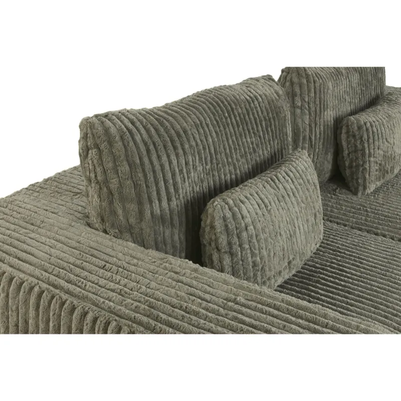 Sofa Home ESPRIT Green Scandi 220 x 158 x 91 cm
