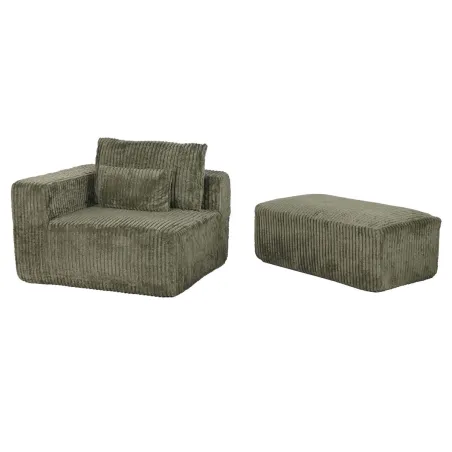 Sofa Home ESPRIT Green Scandi 220 x 158 x 91 cm