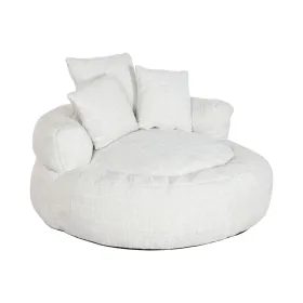 Armchair Home ESPRIT White 104 x 104 x 50 cm