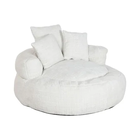 Armchair Home ESPRIT White 104 x 104 x 50 cm
