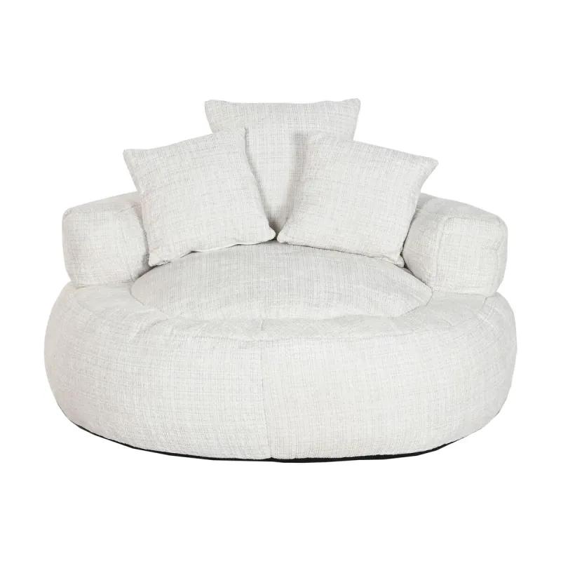 Armchair Home ESPRIT White 104 x 104 x 50 cm