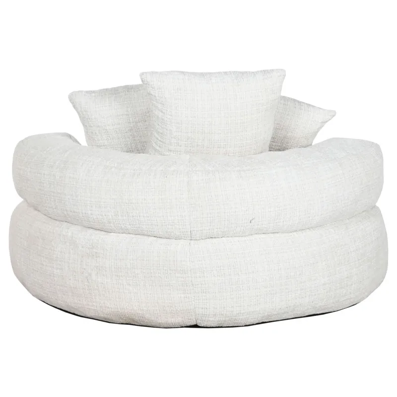 Armchair Home ESPRIT White 104 x 104 x 50 cm