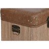 Set of Chests Home ESPRIT Brown Natural Polyurethane Bamboo Oriental 80 x 40 x 44 cm 80 x 40 x 45 cm (3 Units)