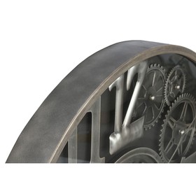Wall Clock Home ESPRIT Silver Crystal Iron Vintage 100 X 10 X 100 CM