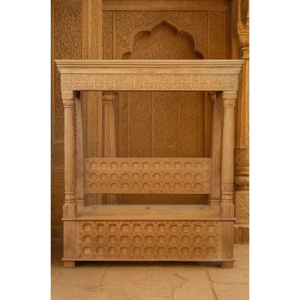 Bench Home ESPRIT Natural Mango wood Indian Man 190 X 54 X 215 CM