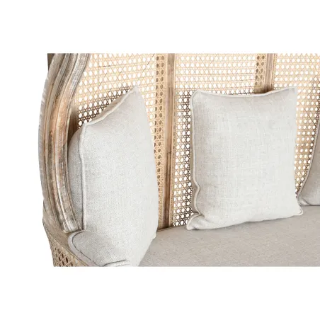 Sofa Home ESPRIT Natural 125 X 58 X 155 CM