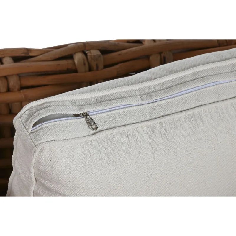 Sofa Home ESPRIT Beige Natural 220 X 98 X 64 CM (4 Pieces)