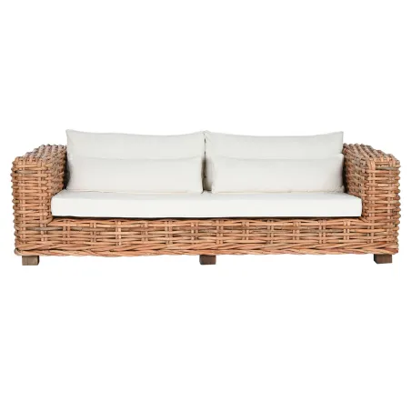 Sofa Home ESPRIT Beige Natural 220 X 98 X 64 CM (4 Pieces)