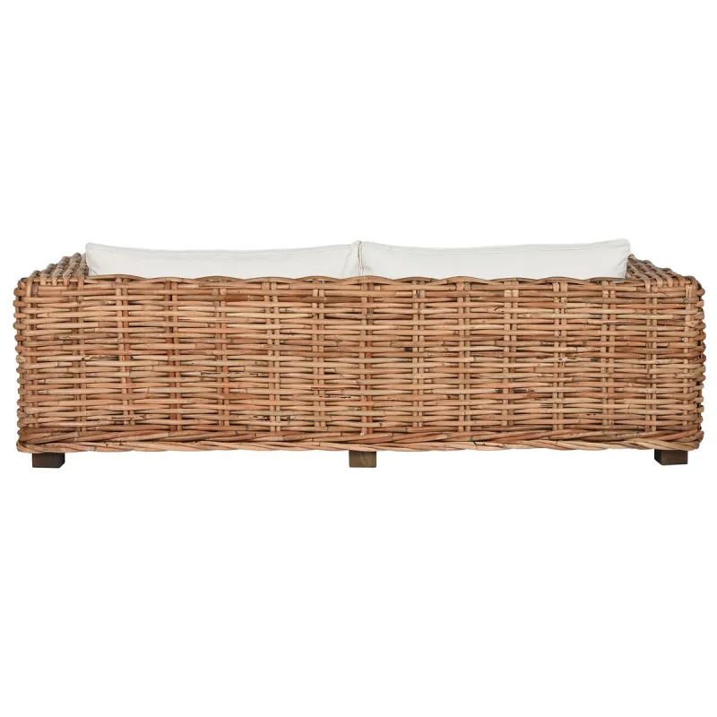 Sofa Home ESPRIT Beige Natural 220 X 98 X 64 CM (4 Pieces)