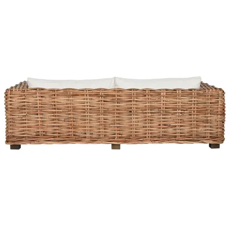 Sofa Home ESPRIT Beige Natural 220 X 98 X 64 CM (4 Pieces)