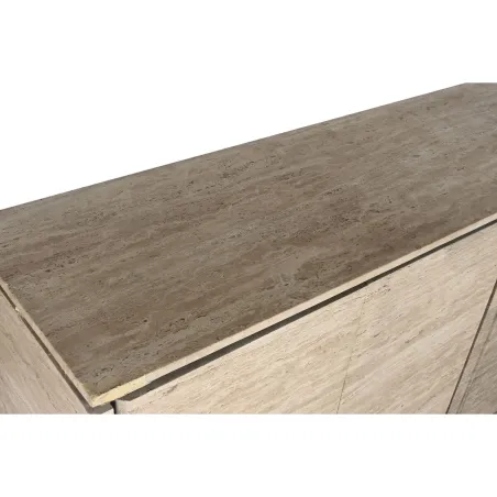 Sideboard Home ESPRIT Natural Wood Marble 180 x 40 x 85 cm