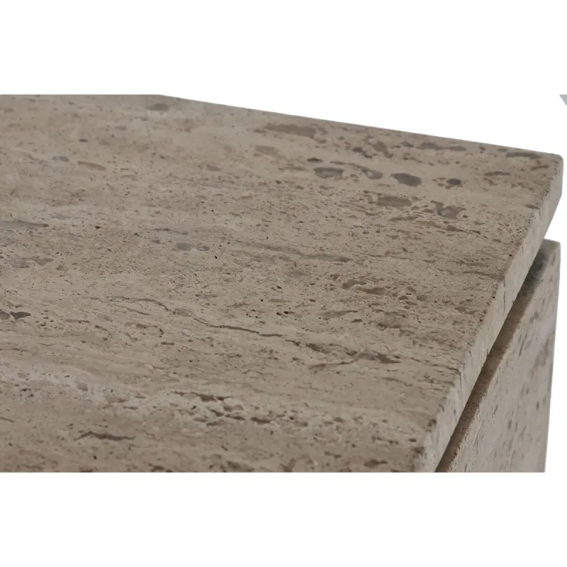 Sideboard Home ESPRIT Natural Wood Marble 180 x 40 x 85 cm