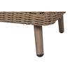 Garden sofa Home ESPRIT White Natural 188 X 89 X 65 CM