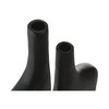 Vase Home ESPRIT Black Aluminium Abstract Modern 30 x 5 x 40 cm