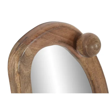 Wall mirror Home ESPRIT Brown Natural Balls Urban 73,5 X 11 X 48 CM
