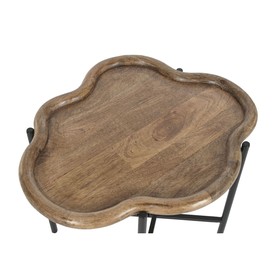Side table Home ESPRIT Brown Black 60 X 50 X 47 CM