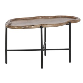 Side table Home ESPRIT Brown Black 88 X 49 X 42 CM
