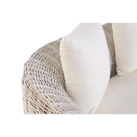 Sofa Home ESPRIT White Bali Stripped 174 x 88 x 69 cm