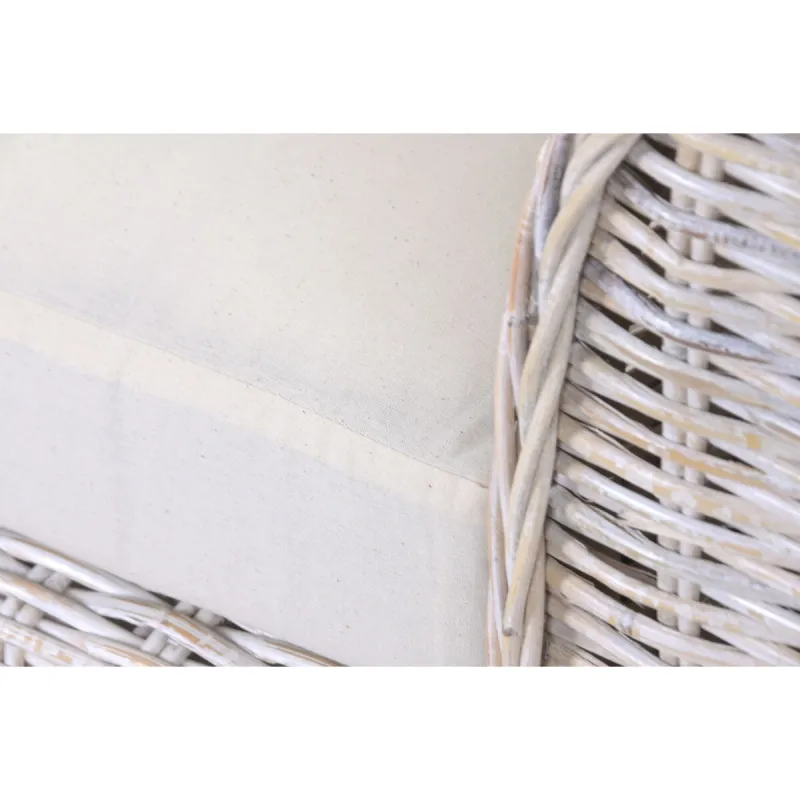 Sofa Home ESPRIT White Bali Stripped 174 x 88 x 69 cm