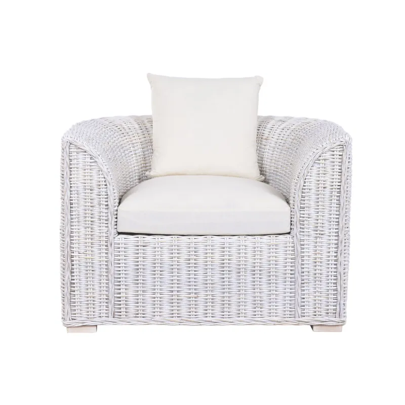 Armchair Home ESPRIT White 100 x 78 x 68 cm