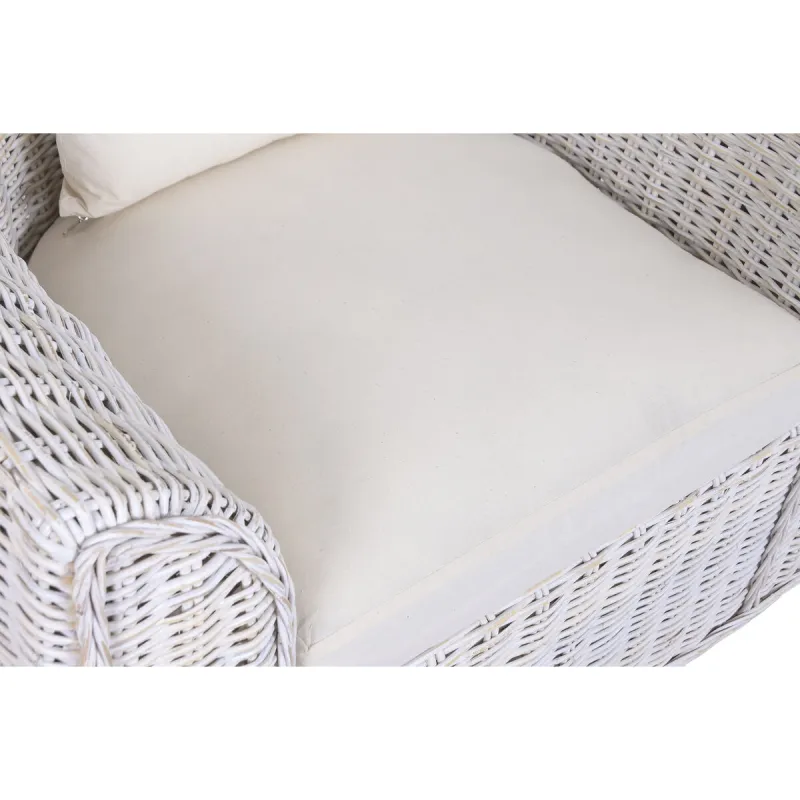 Armchair Home ESPRIT White 100 x 78 x 68 cm