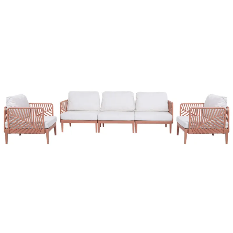 Garden sofa Home ESPRIT Terracotta 222 X 74 X 70 CM