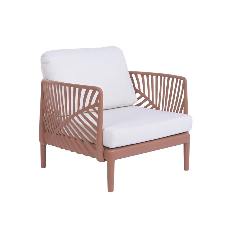 Garden sofa Home ESPRIT Terracotta 222 X 74 X 70 CM