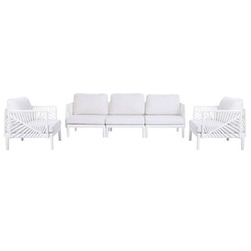 Garden sofa Home ESPRIT Cream 222 X 74 X 70 CM