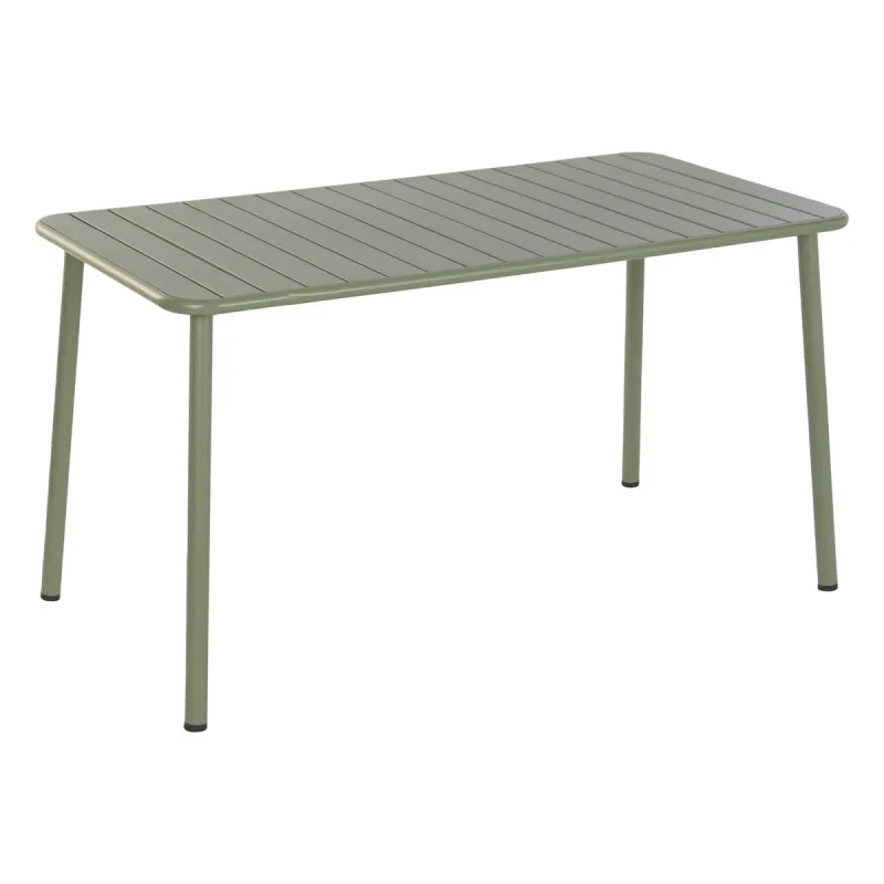 Table set with 4 chairs Home ESPRIT Green 140 x 70 x 75 cm