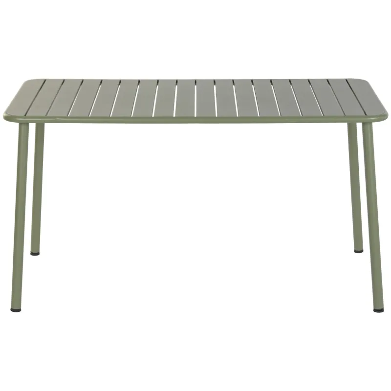 Table set with 4 chairs Home ESPRIT Green 140 x 70 x 75 cm