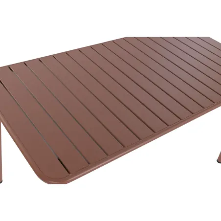 Table set with 4 chairs Home ESPRIT Terracotta 140 x 70 x 75 cm