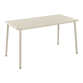 Table set with 4 chairs Home ESPRIT Cream 140 x 70 x 75 cm