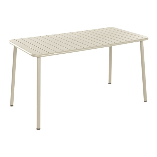 Table set with 4 chairs Home ESPRIT Cream 140 x 70 x 75 cm