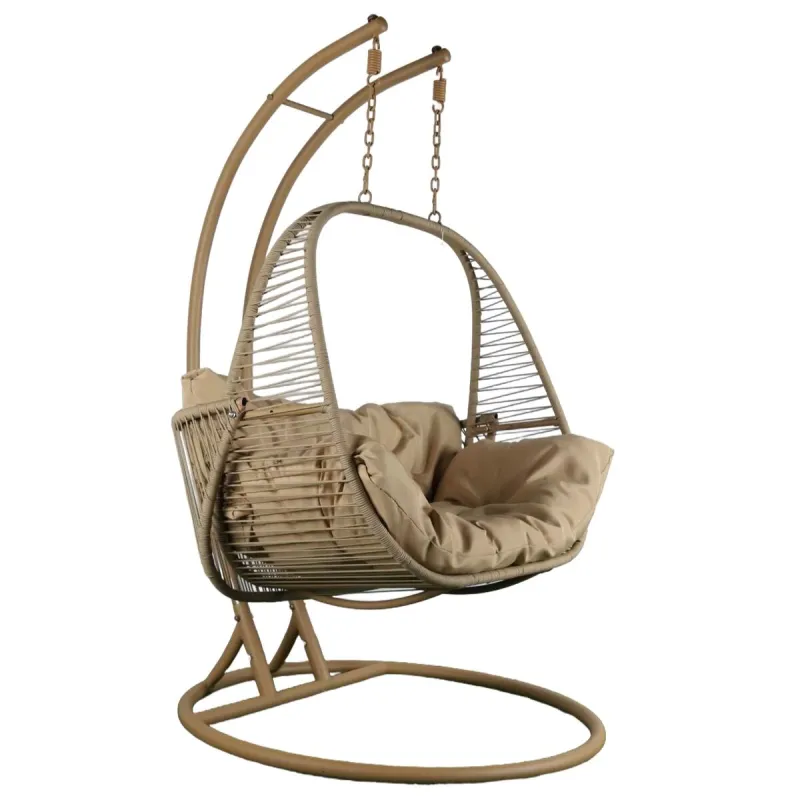 Garden sofa Home ESPRIT Light brown 108 X 60 X 118 CM