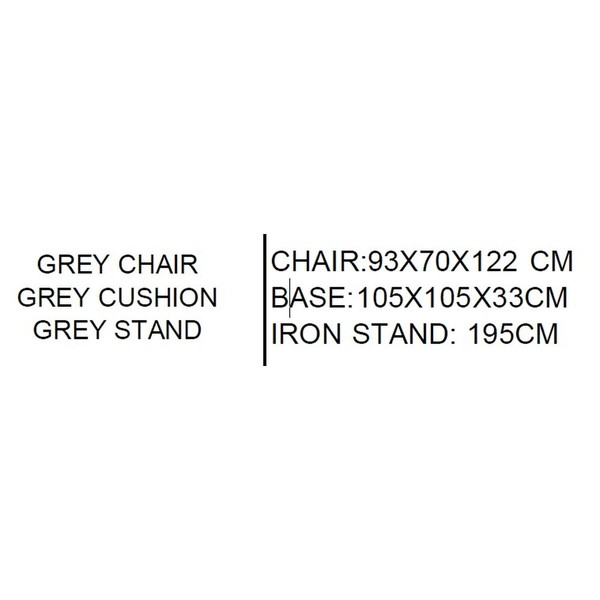 Garden sofa Home ESPRIT Cream Light grey 93 X 70 X 122 CM