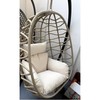 Garden sofa Home ESPRIT Cream Light grey 93 X 70 X 122 CM
