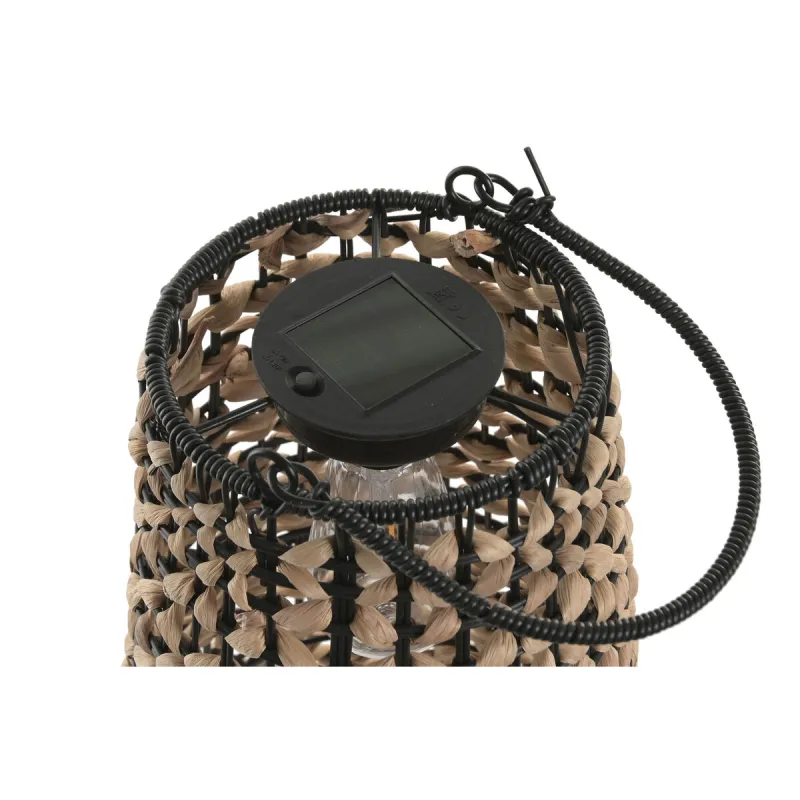 Solar lamp Home ESPRIT Brown Black 24 x 24 x 44 cm (4)
