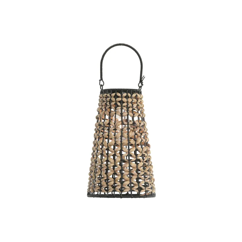 Solar lamp Home ESPRIT Brown Black 24 x 24 x 44 cm (4)