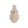 Vase Home ESPRIT Cream Ceramic Mediterranean 19 x 19 x 33 cm