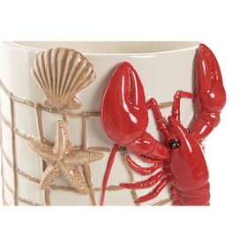 Planter Home ESPRIT Red Cream Ceramic Mediterranean 19 X 17 X 15,5 CM